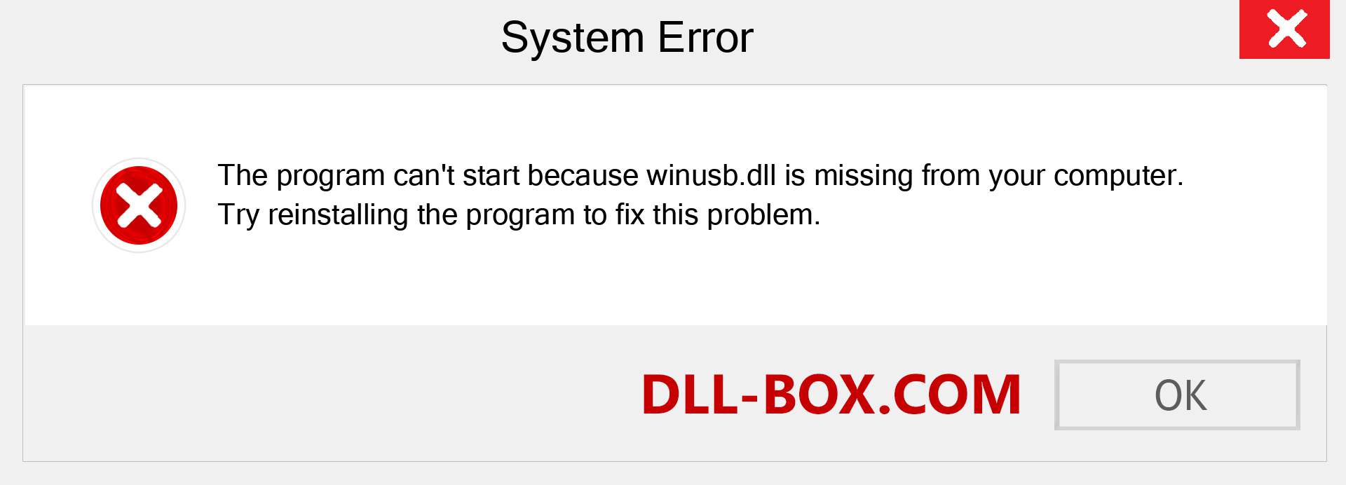  winusb.dll file is missing?. Download for Windows 7, 8, 10 - Fix  winusb dll Missing Error on Windows, photos, images